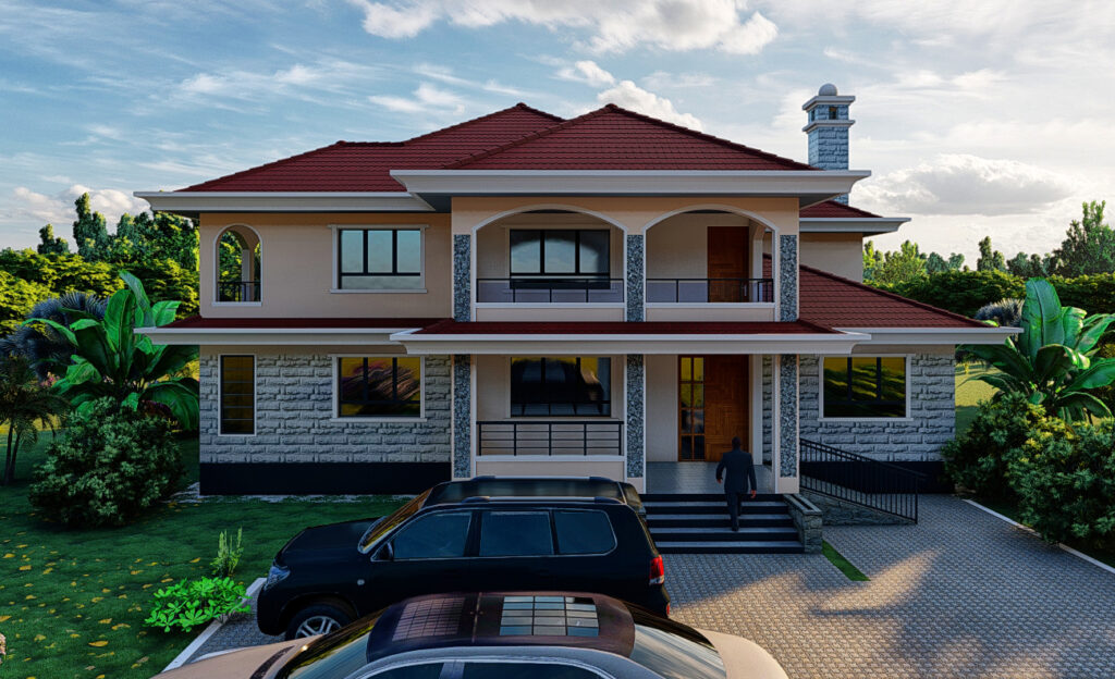 Spacious 4 Bedroom Maisonette House Plan