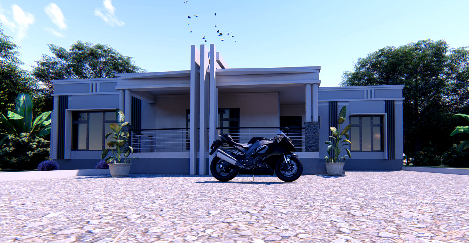 Modern 3 Bedroom Bungalow House Designs and Layout Ideas
