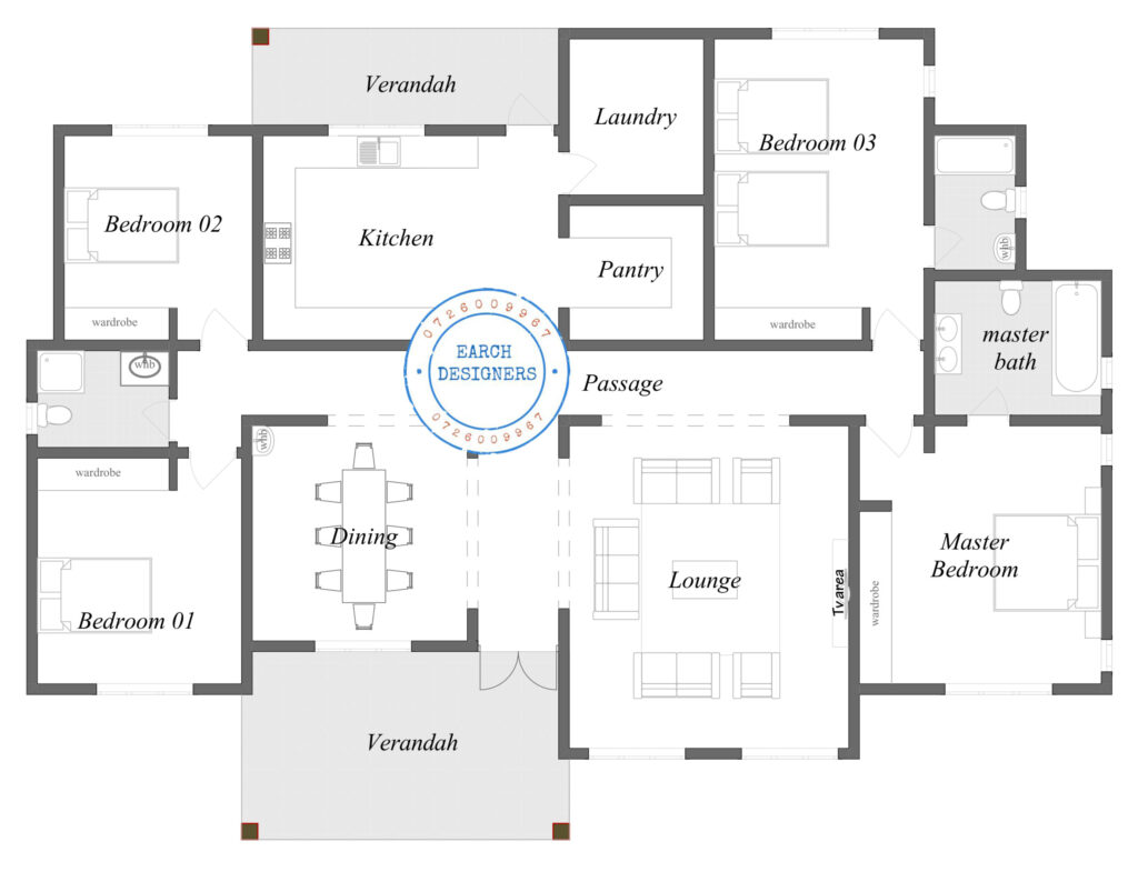 4 bedroom Bungalow